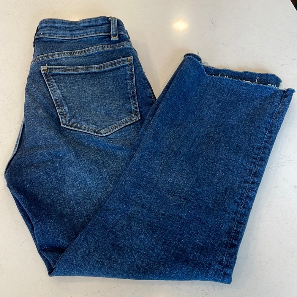 ZARA jeans straight to little flare legs
